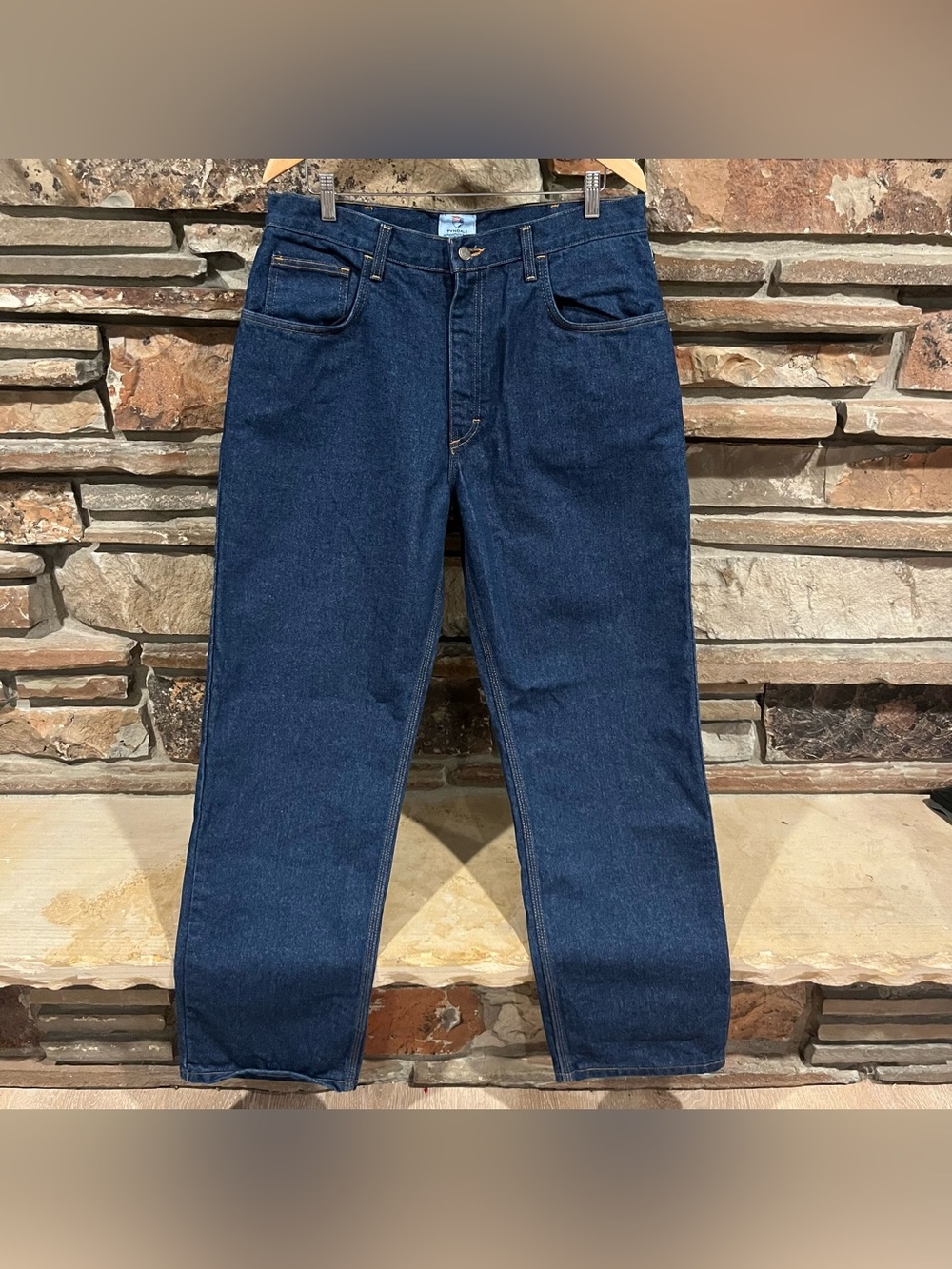 Tyndale Rodeo Flame Resistant Dark Wash Blue Straight-Leg Jeans